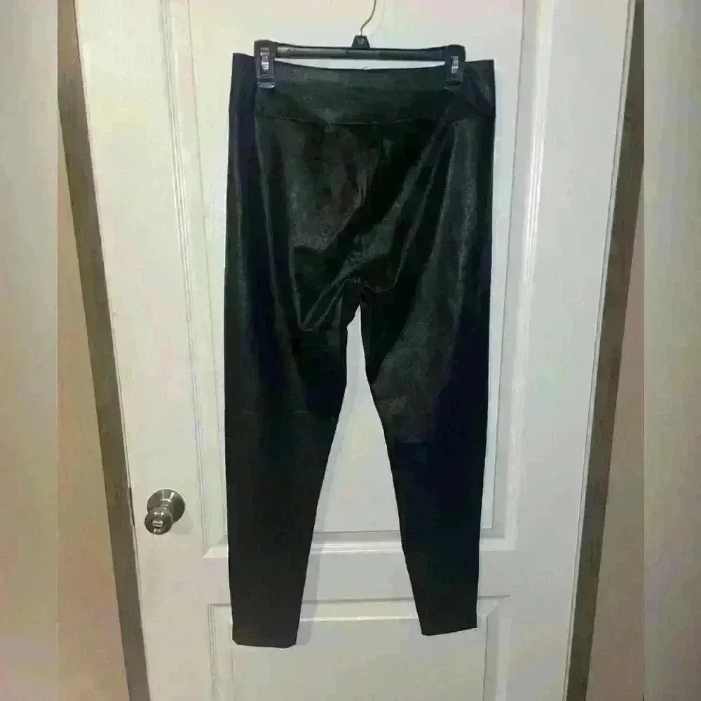 NWT Honey Love black vegan leather leggings size 1x